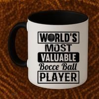 World Most Valuable Bocce Ball Player Bocce Ball Gift Coffee Mug thumb 2