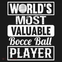 World Most Valuable Bocce Ball Player Bocce Ball Gift Women's Hoodie thumb 2