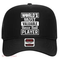 World Most Valuable Bocce Ball Player Bocce Ball Gift Hat thumb 0