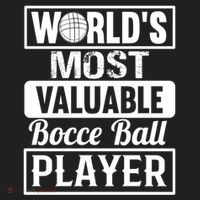 World Most Valuable Bocce Ball Player Bocce Ball Gift Hat thumb 2