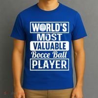 World Most Valuable Bocce Ball Player Bocce Ball Gift T-Shirt thumb 3