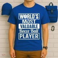 World Most Valuable Bocce Ball Player Bocce Ball Gift T-Shirt thumb 6