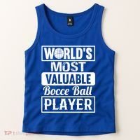World Most Valuable Bocce Ball Player Bocce Ball Gift Tank Top thumb 2