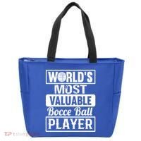 World Most Valuable Bocce Ball Player Bocce Ball Gift Tote Bag thumb 0