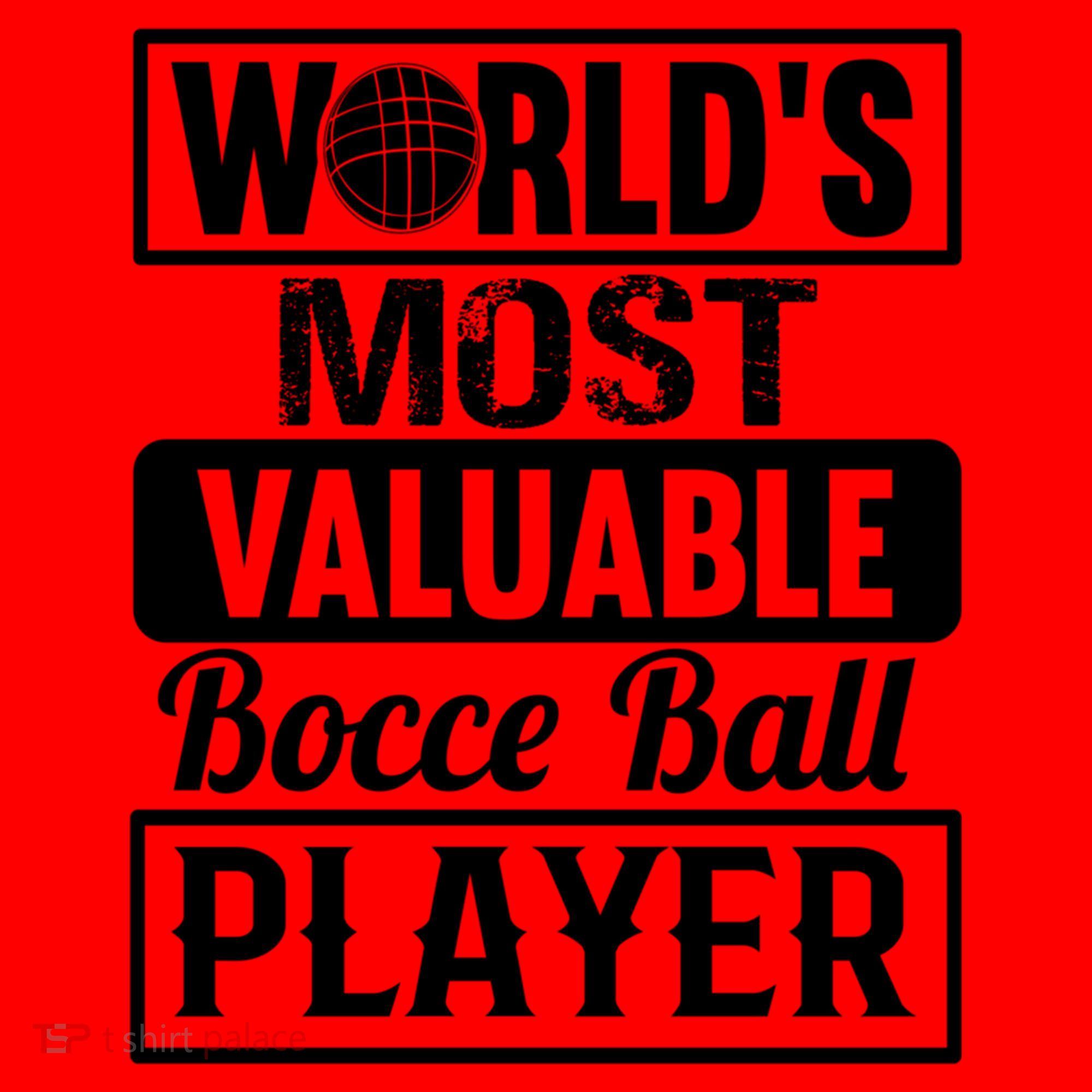 World Most Valuable Bocce Ball Player Bocce Ball Gift Santa Hat