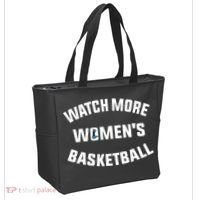 Watch More Women's Basketball Tote Bag thumb 2