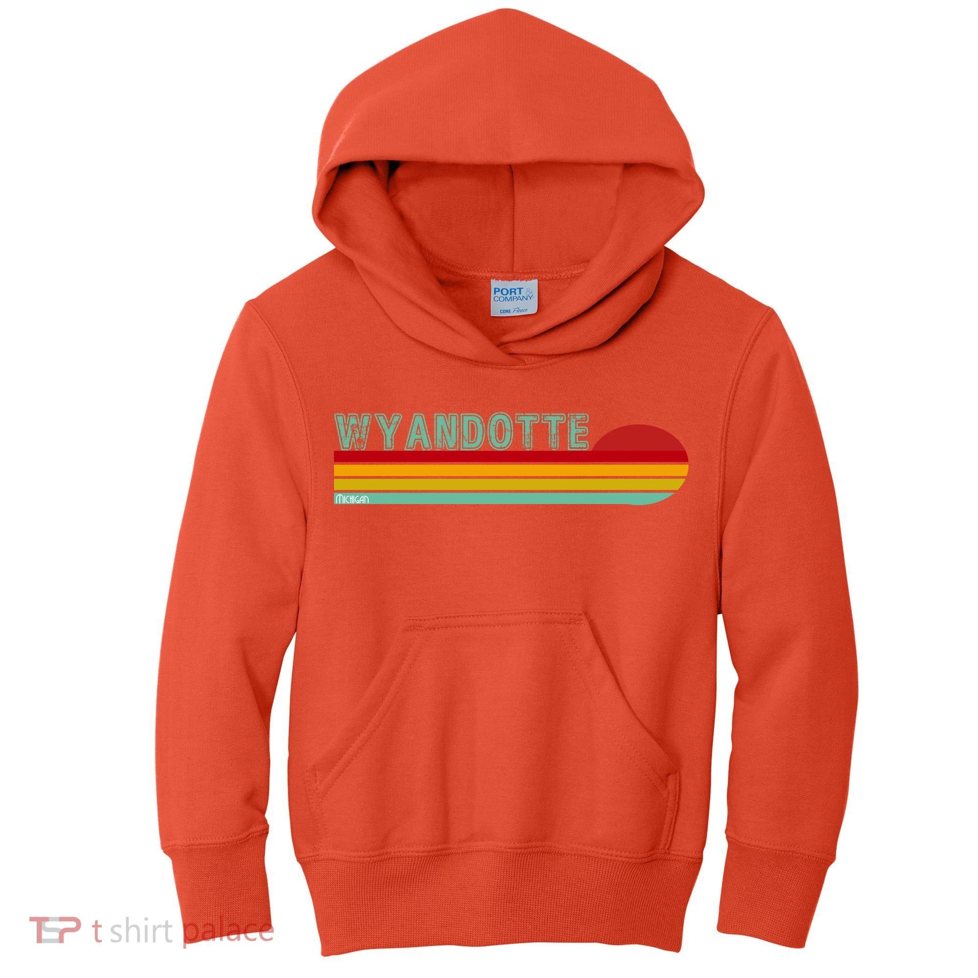 Wyandotte Michigan Kids Hoodie