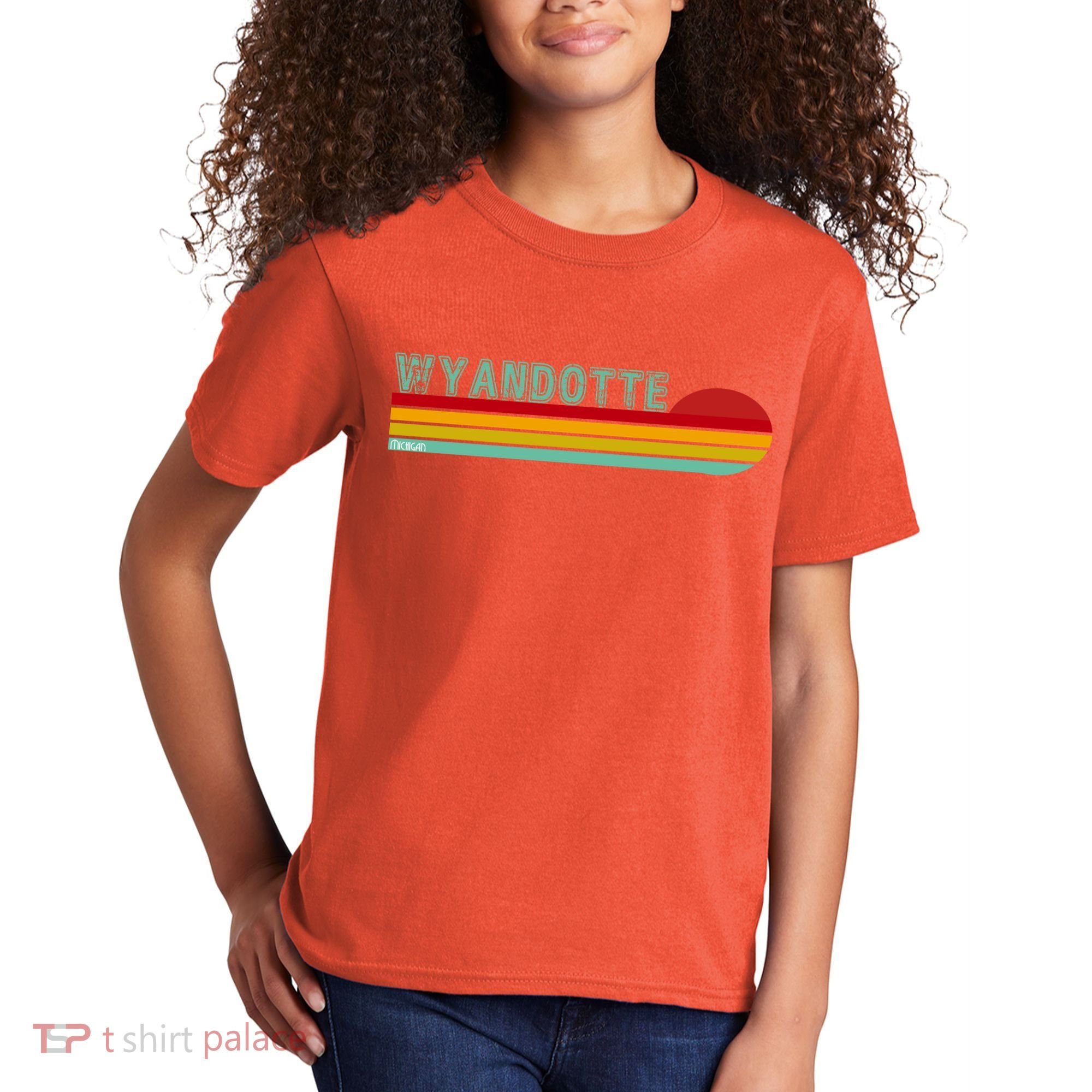 Wyandotte Michigan Kids T-Shirt
