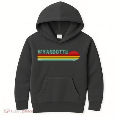 Wyandotte Michigan Kids Hoodie