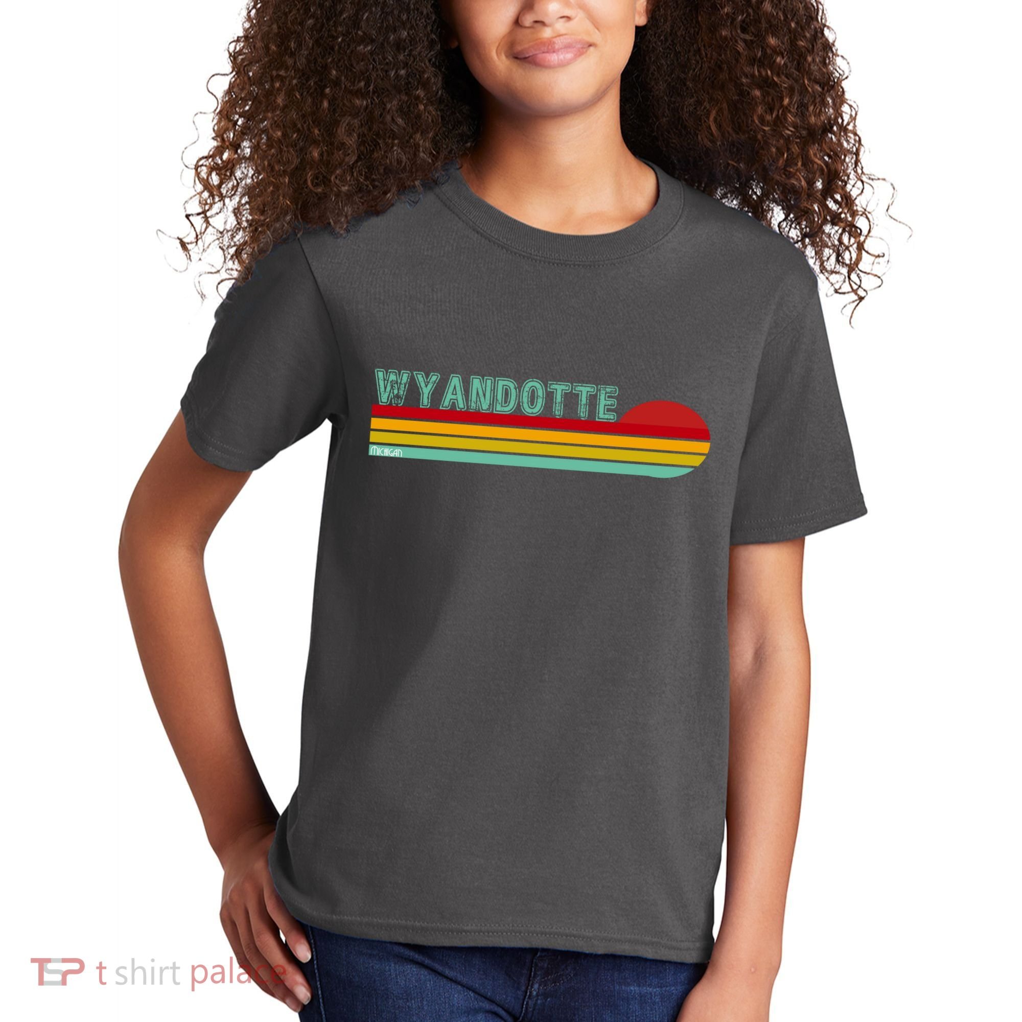 Wyandotte Michigan Kids T-Shirt