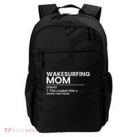 Wakesurfing Mom Wakeboard Wakeboarding Wakesurf Surf Board Meaningful Gift Backpack thumb 0