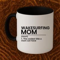 Wakesurfing Mom Wakeboard Wakeboarding Wakesurf Surf Board Meaningful Gift Coffee Mug thumb 2