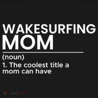 Wakesurfing Mom Wakeboard Wakeboarding Wakesurf Surf Board Meaningful Gift Women's Hoodie thumb 2