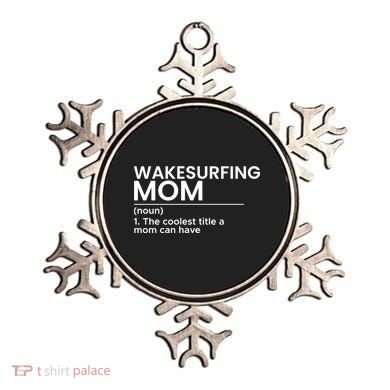 Wakesurfing Mom Wakeboard Wakeboarding Wakesurf Surf Board Meaningful Gift Ornament