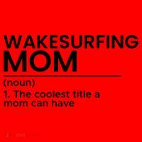 Wakesurfing Mom Wakeboard Wakeboarding Wakesurf Surf Board Meaningful Gift Santa Hat thumb 1