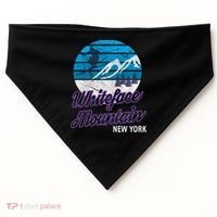 Whiteface Mountain Wilmington Ny Usa Skiing Snowboarding Gift USA-Made Doggie Bandana thumb 0