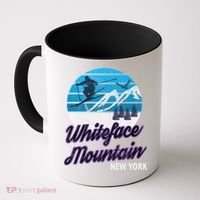Whiteface Mountain Wilmington Ny Usa Skiing Snowboarding Gift Coffee Mug thumb 0