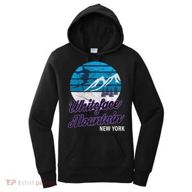 Whiteface Mountain Wilmington Ny Usa Skiing Snowboarding Gift Women's Hoodie