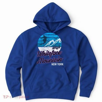 Whiteface Mountain Wilmington Ny Usa Skiing Snowboarding Gift Hoodie