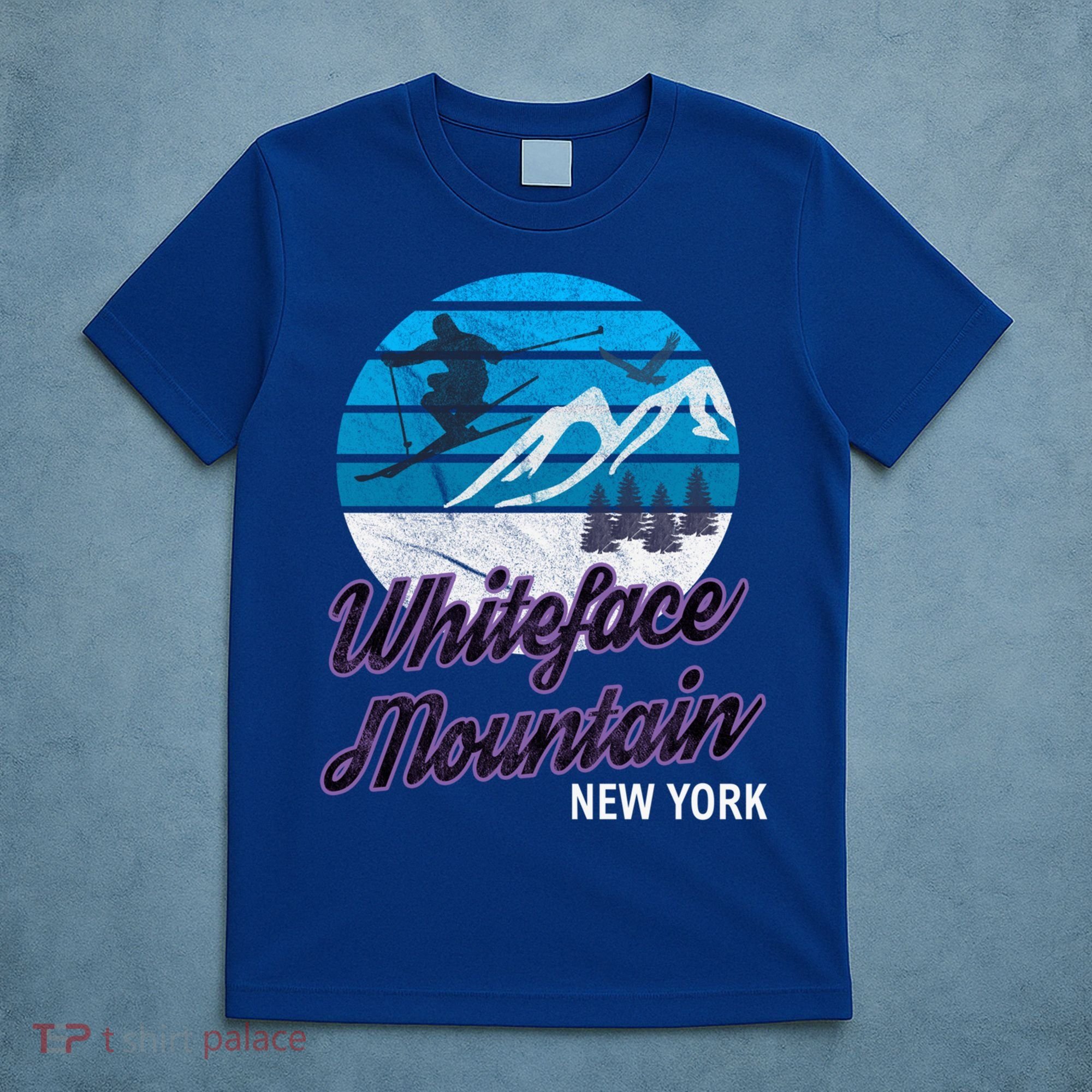 Whiteface Mountain Wilmington Ny Usa Skiing Snowboarding Gift T-Shirt