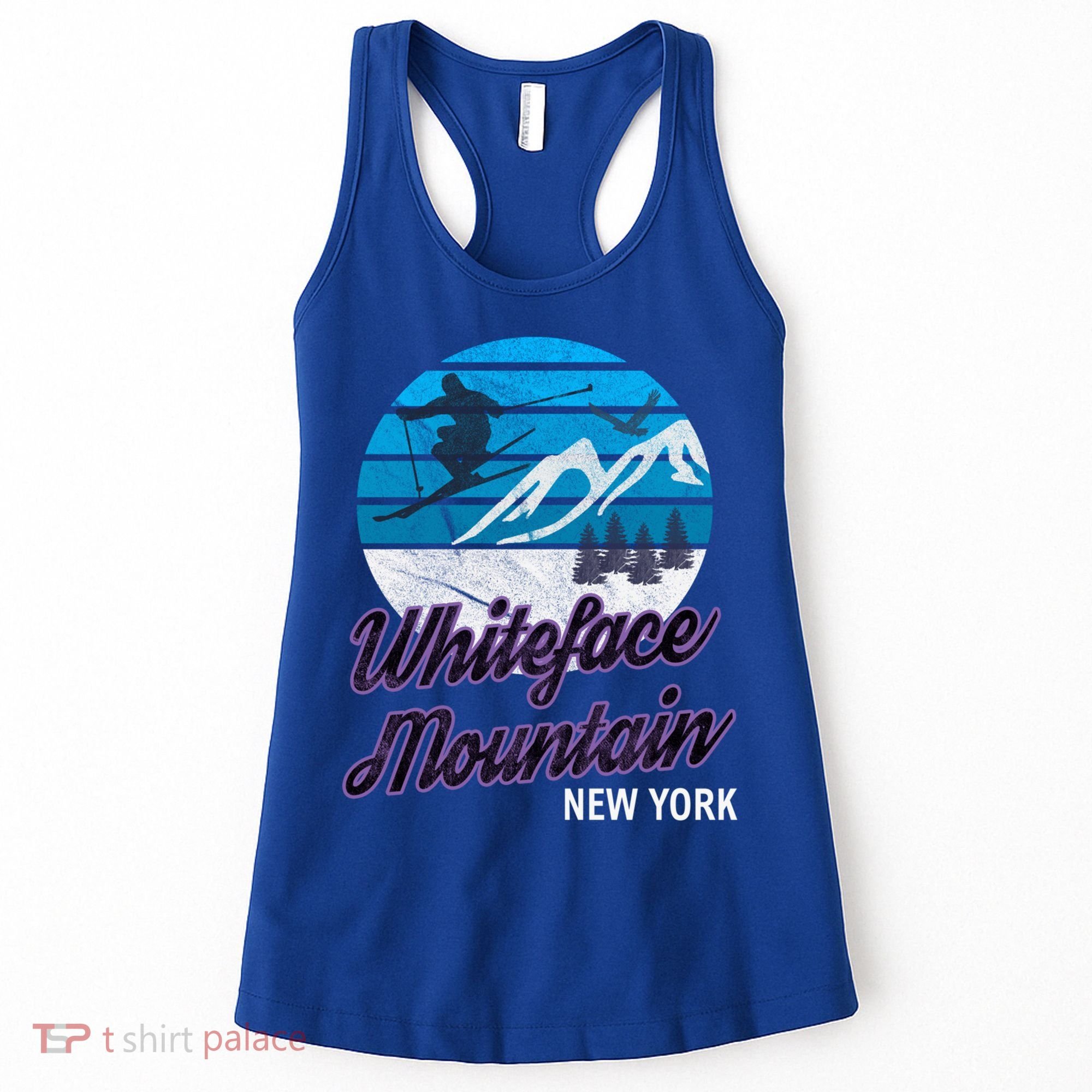 Whiteface Mountain Wilmington Ny Usa Skiing Snowboarding Gift Women's Tank Top