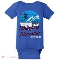 Whiteface Mountain Wilmington Ny Usa Skiing Snowboarding Gift Baby Bodysuit thumb 0