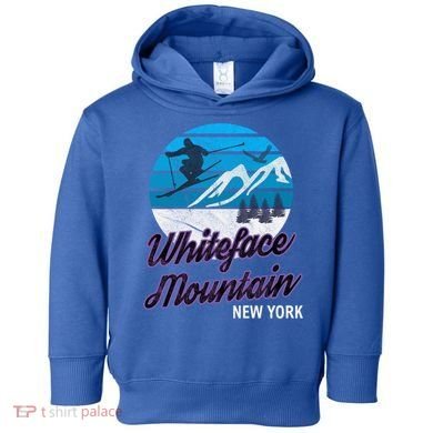Whiteface Mountain Wilmington Ny Usa Skiing Snowboarding Gift Toddler Hoodie