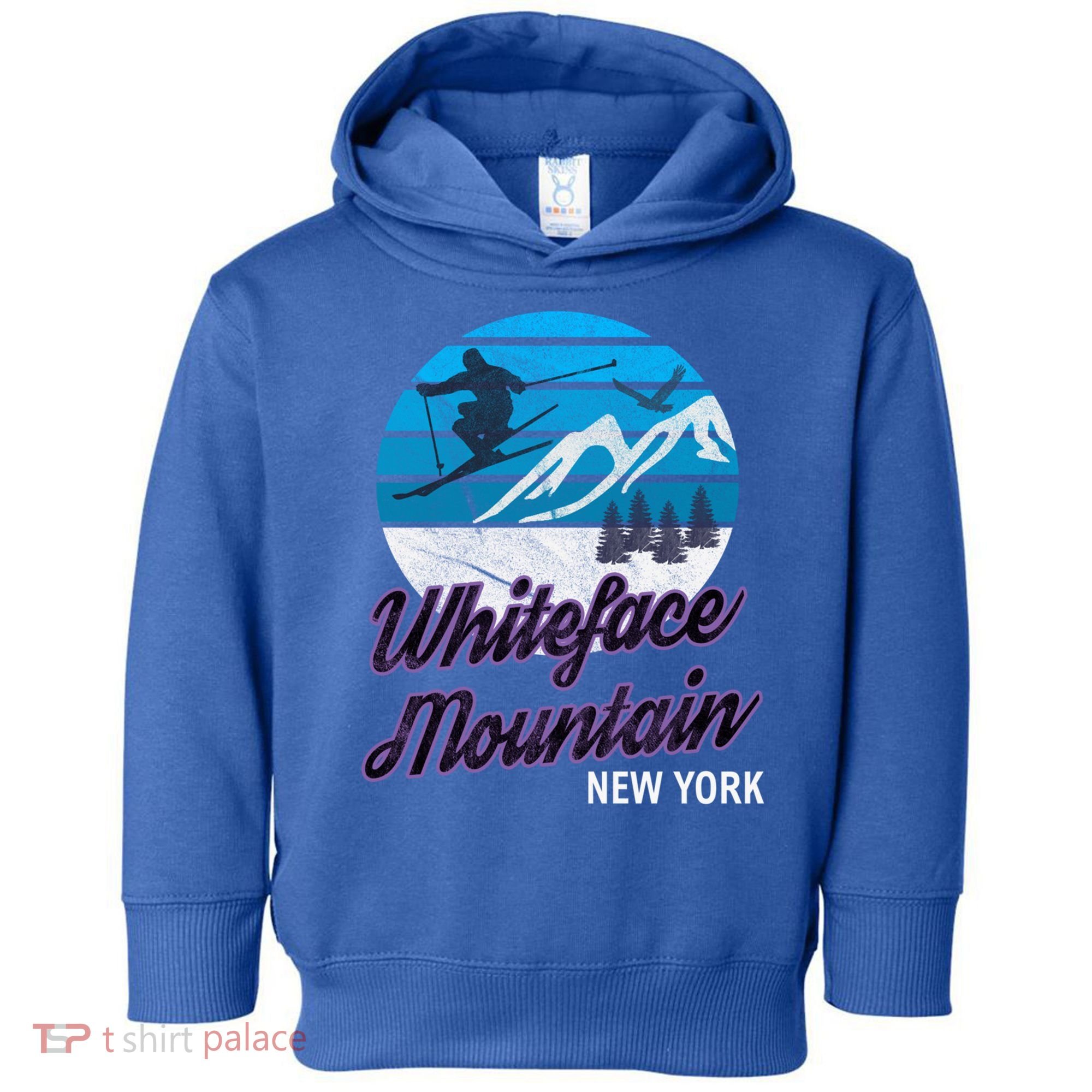 Whiteface Mountain Wilmington Ny Usa Skiing Snowboarding Gift Toddler Hoodie