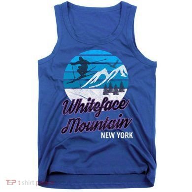 Whiteface Mountain Wilmington Ny Usa Skiing Snowboarding Gift Tank Top