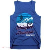 Whiteface Mountain Wilmington Ny Usa Skiing Snowboarding Gift Tank Top thumb 0