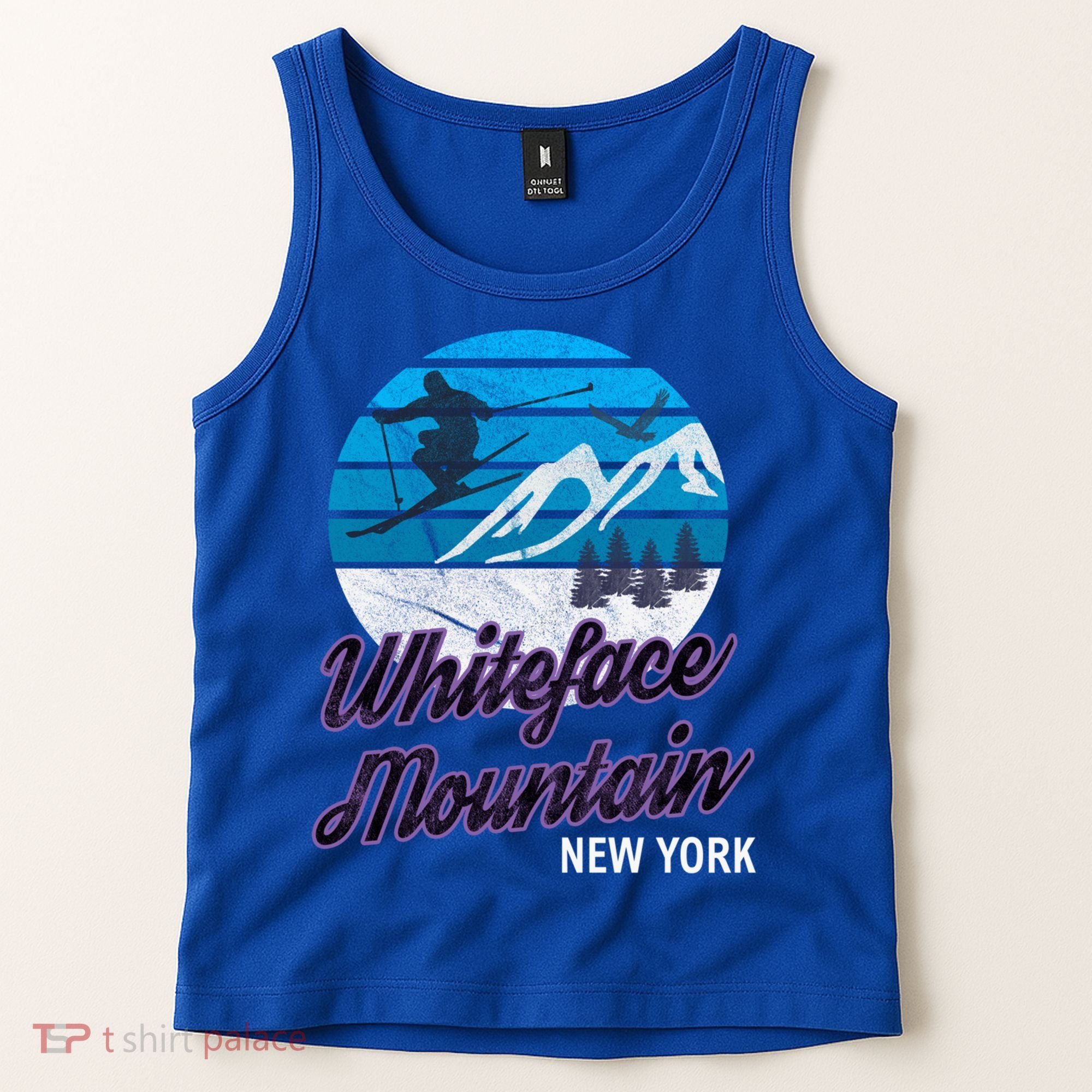 Whiteface Mountain Wilmington Ny Usa Skiing Snowboarding Gift Tank Top