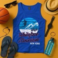 Whiteface Mountain Wilmington Ny Usa Skiing Snowboarding Gift Tank Top thumb 4