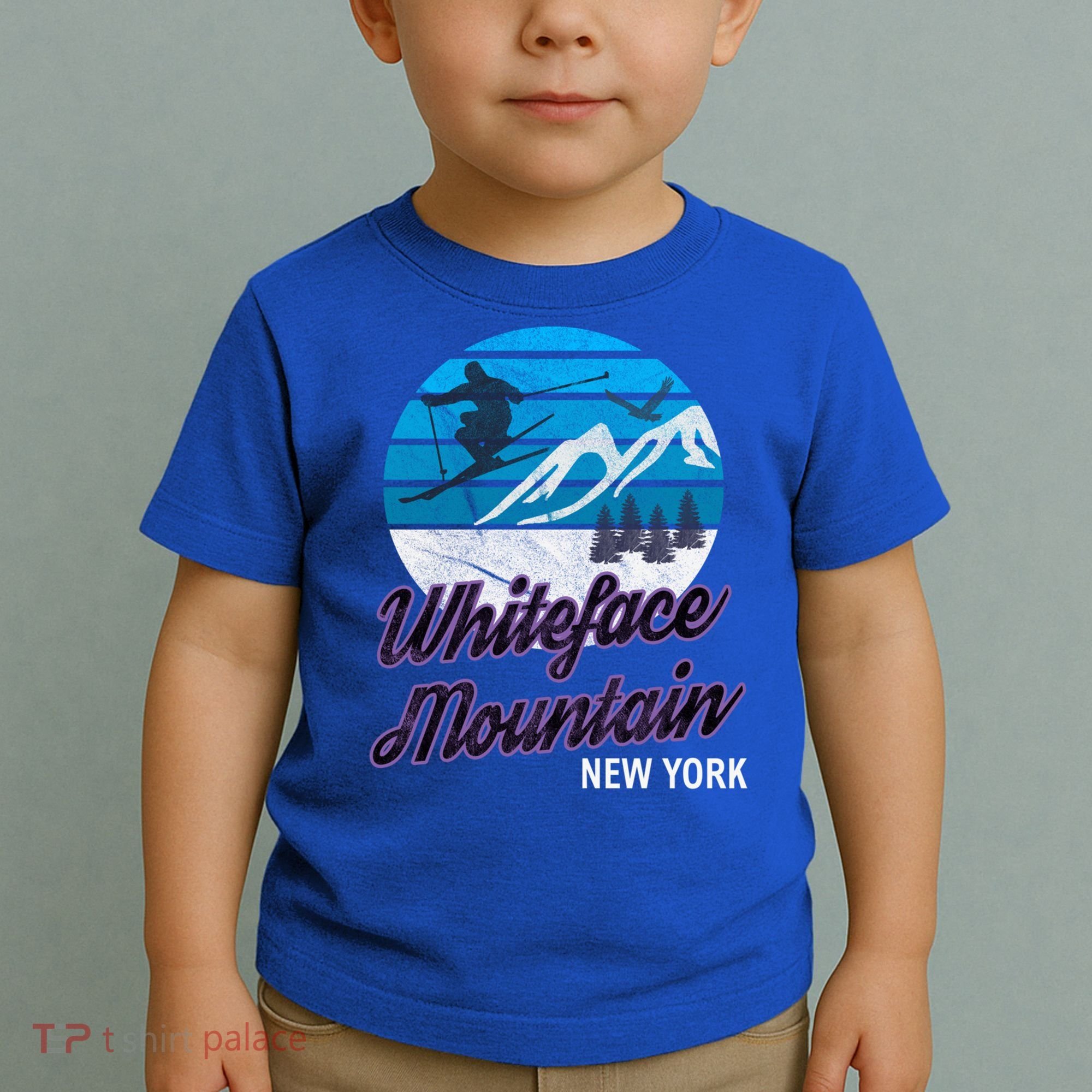 Whiteface Mountain Wilmington Ny Usa Skiing Snowboarding Gift Toddler T-Shirt