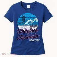 Whiteface Mountain Wilmington Ny Usa Skiing Snowboarding Gift Women's T-Shirt thumb 0