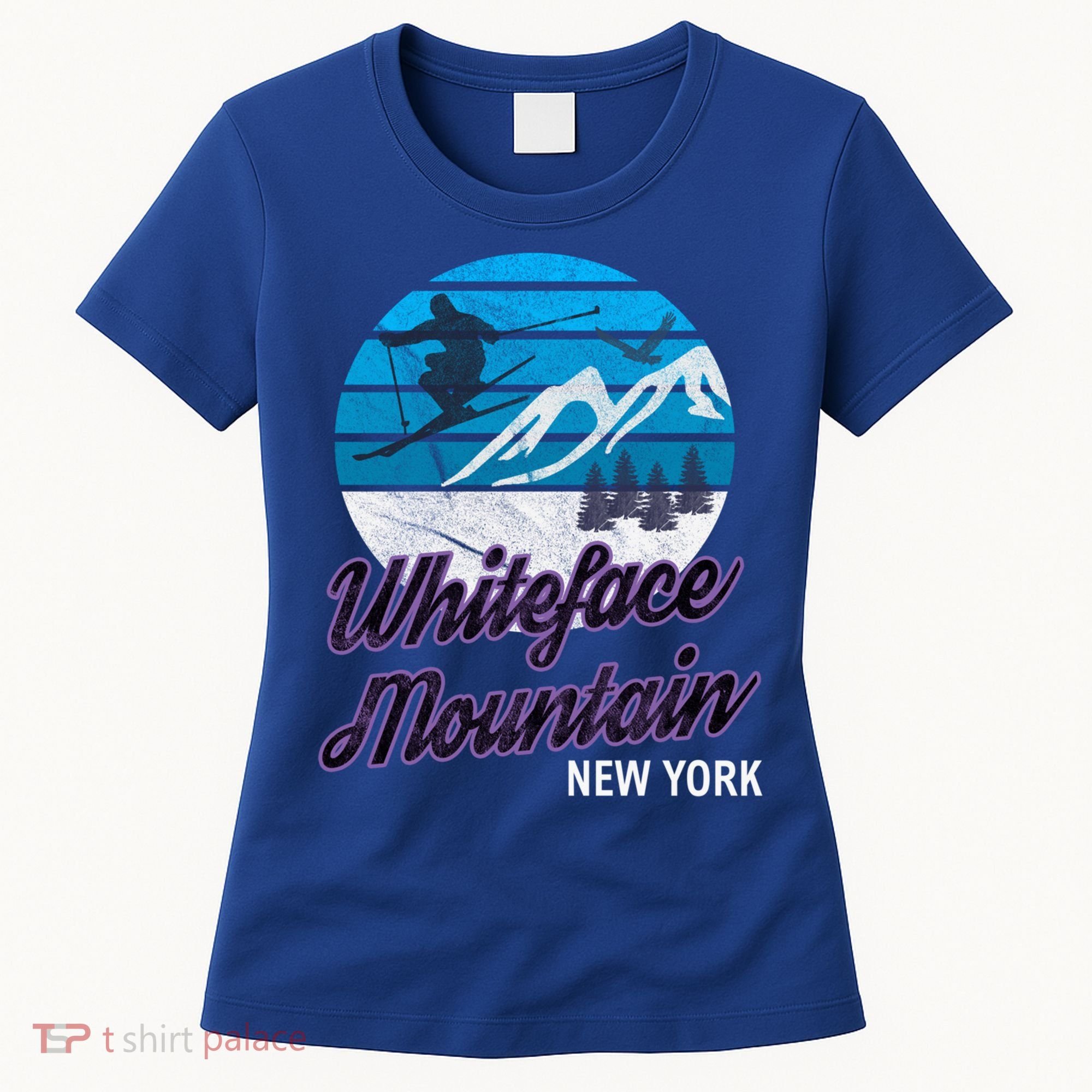 Whiteface Mountain Wilmington Ny Usa Skiing Snowboarding Gift Women's T-Shirt