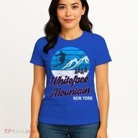 Whiteface Mountain Wilmington Ny Usa Skiing Snowboarding Gift Women's T-Shirt thumb 4