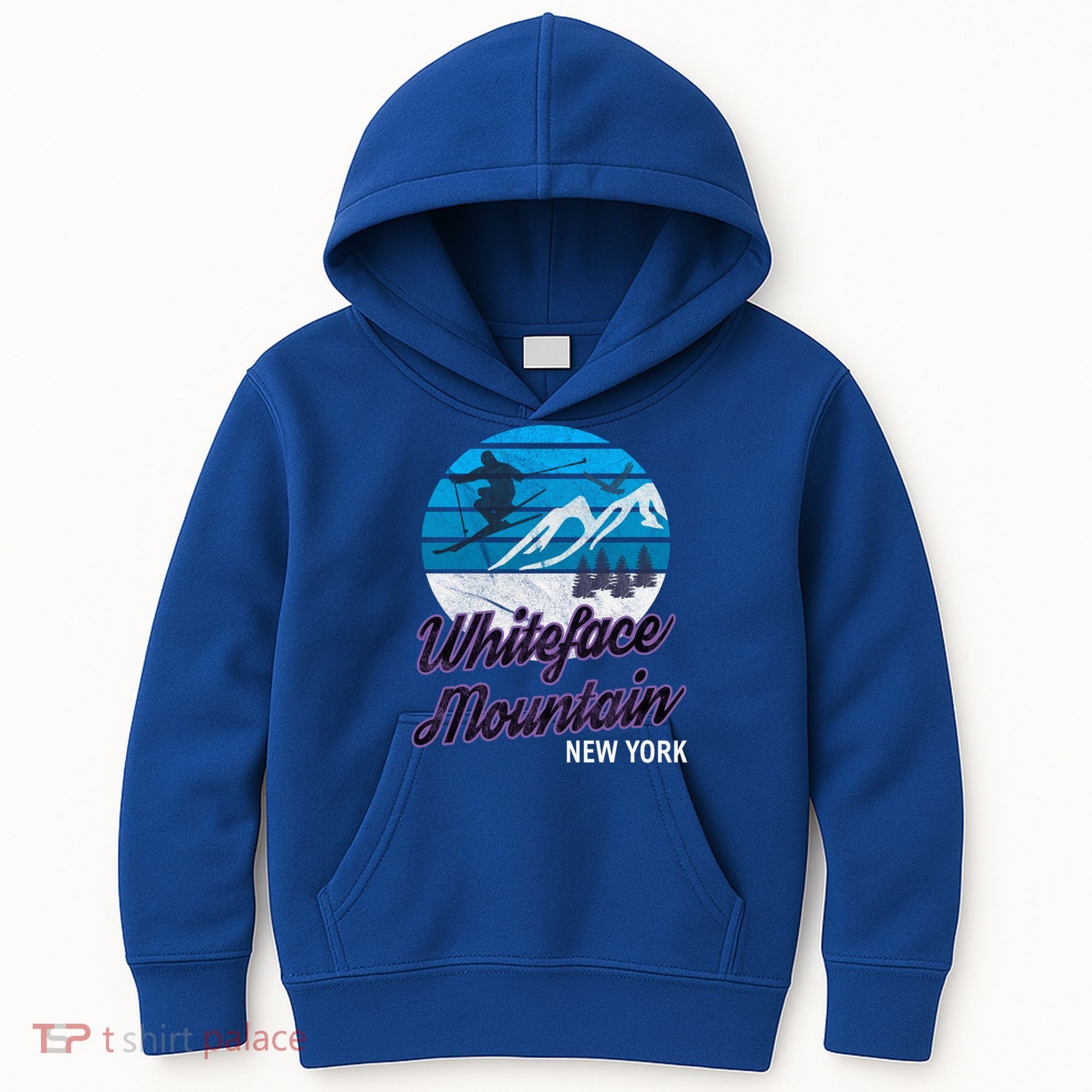 Whiteface Mountain Wilmington Ny Usa Skiing Snowboarding Gift Kids Hoodie