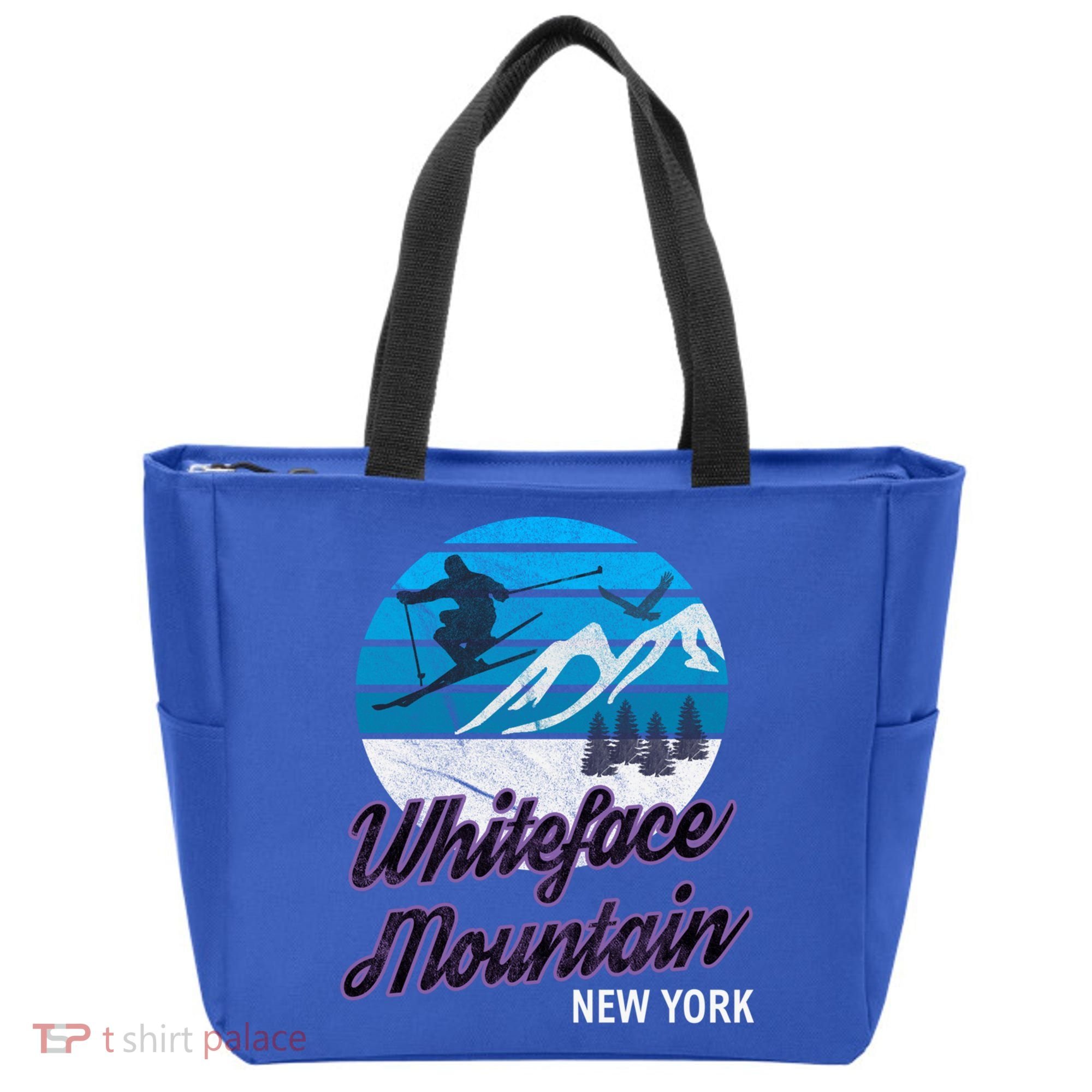 Whiteface Mountain Wilmington Ny Usa Skiing Snowboarding Gift Tote Bag