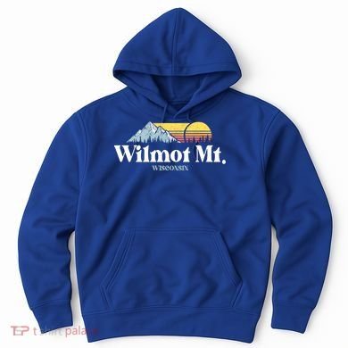 Wilmot Mountain Wisconsin Ski Trip Snowboarding Slopes Cute Gift Hoodie