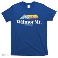 Wilmot Mountain Wisconsin Ski Trip Snowboarding Slopes Cute Gift T-Shirt thumb 0