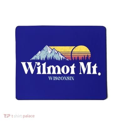 Wilmot Mountain Wisconsin Ski Trip Snowboarding Slopes Cute Gift Mousepad