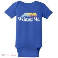 Wilmot Mountain Wisconsin Ski Trip Snowboarding Slopes Cute Gift Baby Bodysuit thumb 0