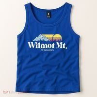 Wilmot Mountain Wisconsin Ski Trip Snowboarding Slopes Cute Gift Tank Top thumb 2