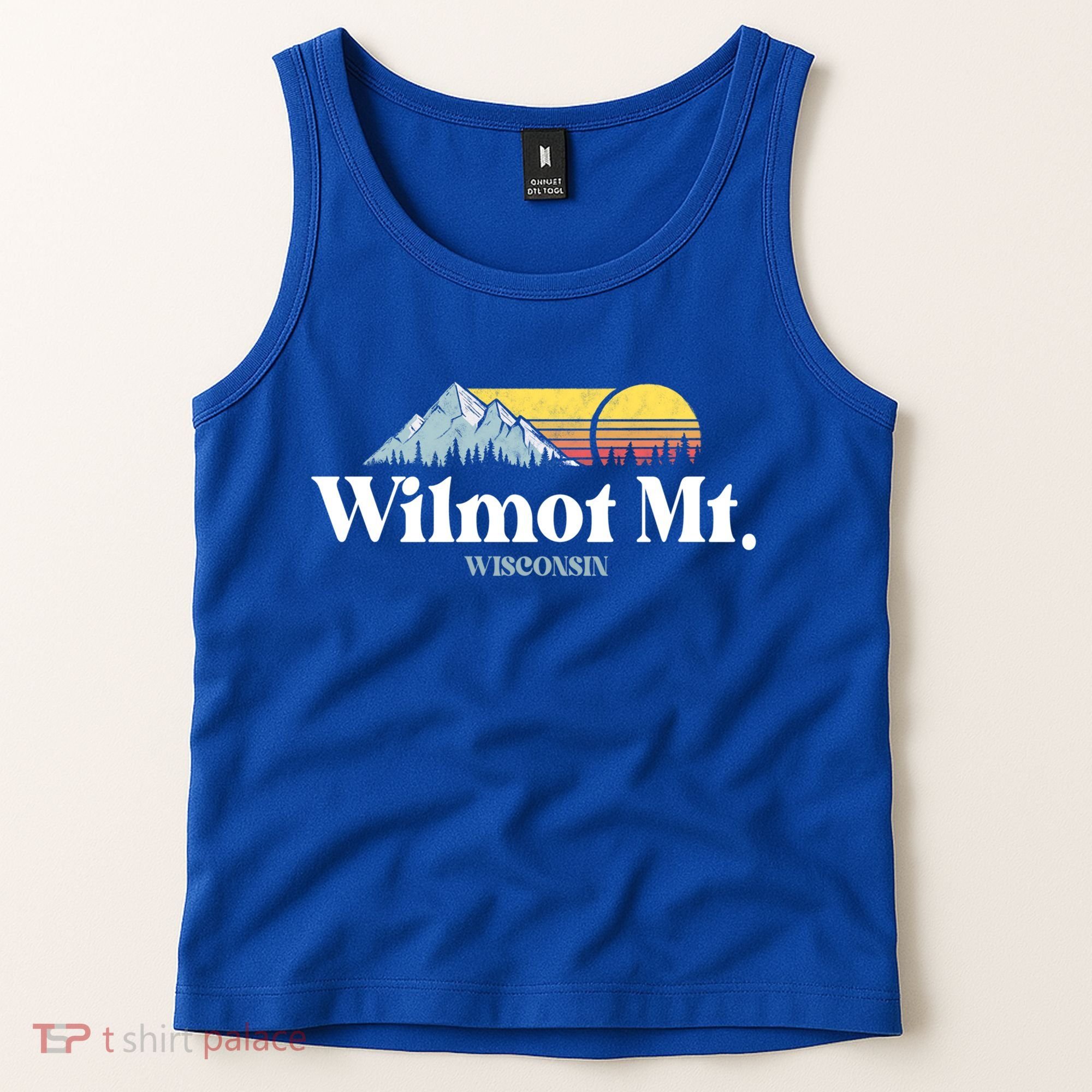 Wilmot Mountain Wisconsin Ski Trip Snowboarding Slopes Cute Gift Tank Top