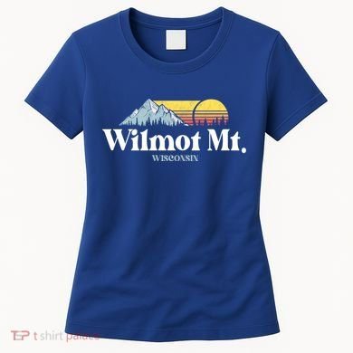 Wilmot Mountain Wisconsin Ski Trip Snowboarding Slopes Cute Gift Women's T-Shirt