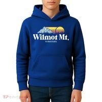 Wilmot Mountain Wisconsin Ski Trip Snowboarding Slopes Cute Gift Kids Hoodie thumb 4