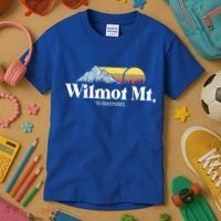 Wilmot Mountain Wisconsin Ski Trip Snowboarding Slopes Cute Gift Kids T-Shirt thumb 3