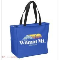 Wilmot Mountain Wisconsin Ski Trip Snowboarding Slopes Cute Gift Tote Bag thumb 2