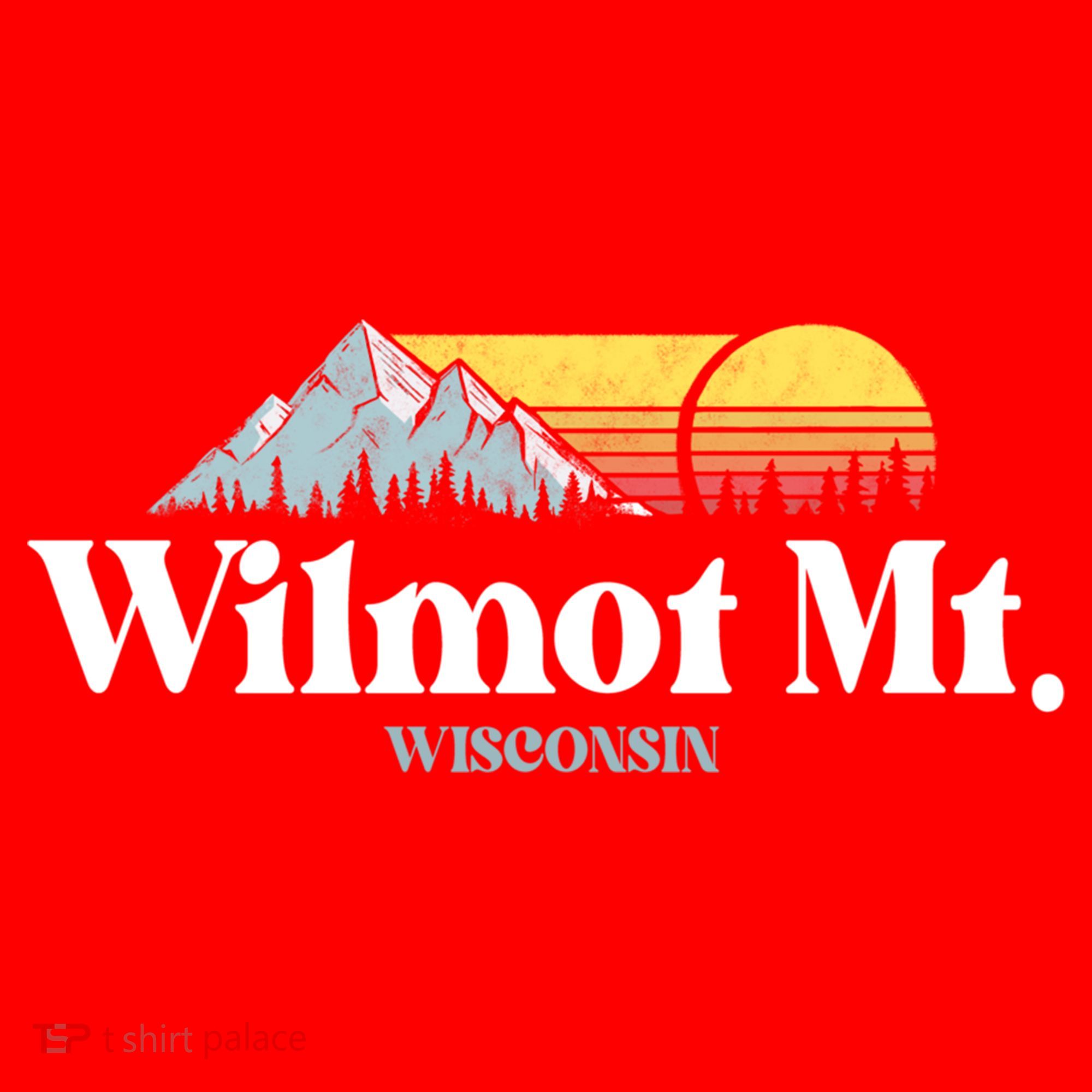 Wilmot Mountain Wisconsin Ski Trip Snowboarding Slopes Cute Gift Santa Hat