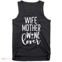 Wife Mother Wine Lover Tank Top thumb 0